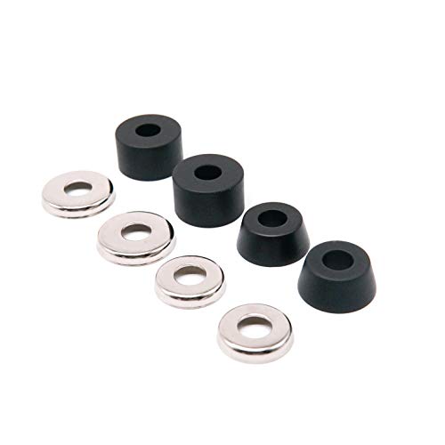ELOS Skateboard Truck Bushings Set - 94A Medium Hard & 88A Medium Soft - High Rebound Longboard Bushings - No Squeak, Wear-Resistant, Complete Kit (88A)