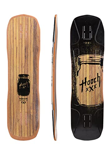 Longboard Skateboard, Freestyle Cruiser, Waterproof and Wood Construction, Cruise Skateboard and Longboard Decks, Lightweight Build (Hooch Deck Only) by Moonshine Manufacturing