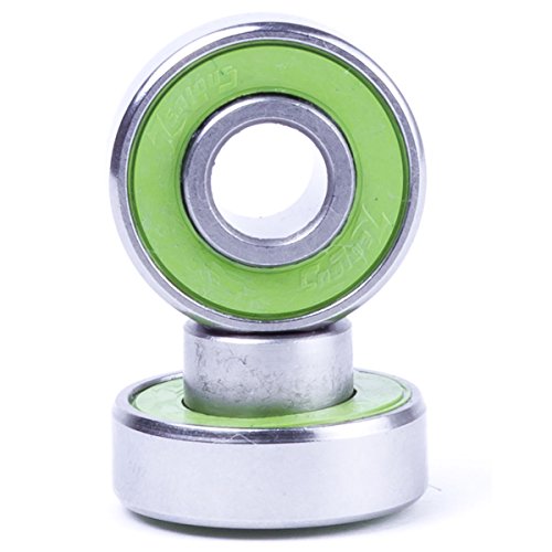 Zealous Bearings for Skateboards and Longboards (Steel)