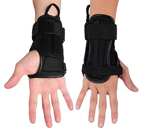 CTHOPER Impact Wrist Guard Fitted Wrist Brace Wrist Support for Snowboarding, Skating, Motocross, Street Racing, Mountain Biking, Weightlifting (M)