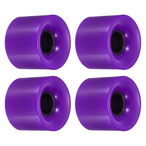 PATIKIL 60mm Longboard Wheels, 4 Pack Skateboard Wheel Street Wheels for Skateboards Cruiser Wheels Replacement 78A, Purple